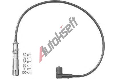BERU Sada kabel pro zapalovn BE 0300891197, BE ZEF1197