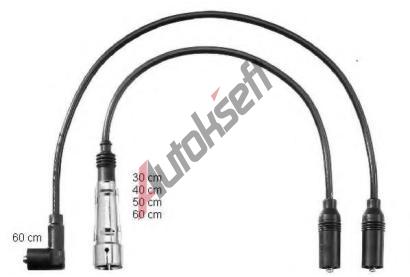 BERU Sada kabel pro zapalovn BE 0300891557, BE ZEF1557