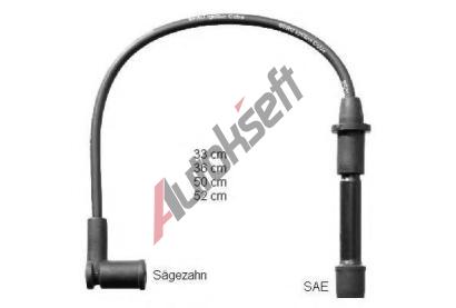 BERU Sada kabel pro zapalovn BE 0300891596, BE ZEF1596
