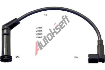 BERU Sada kabel pro zapalovn BE ZEF1638, ZEF1638