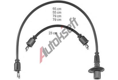 BERU Sada kabel pro zapalovn BE ZEF304, ZEF304