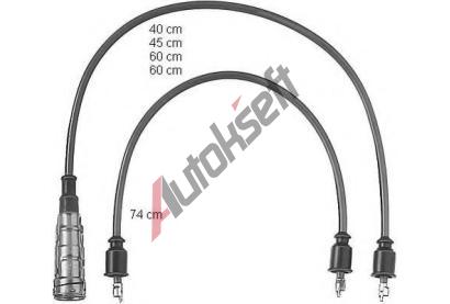 BERU Sada kabel pro zapalovn BE 0300890435, BE ZEF435