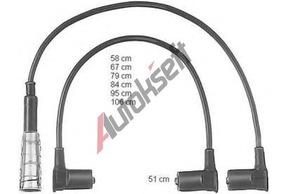 BERU Sada kabel pro zapalovn BE ZEF501, BE 0300890501
