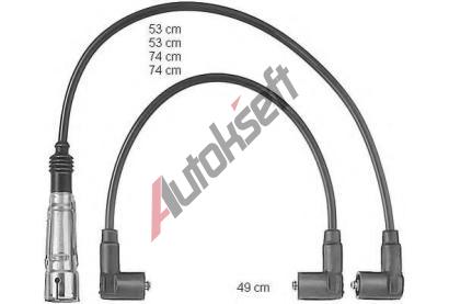 BERU Sada kabel pro zapalovn BE 0300890520, BE ZEF520