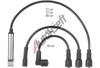 BERU Sada kabel pro zapalovn BE 0300890580, BE ZEF580