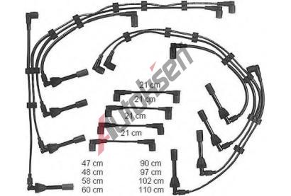 BERU Sada kabel� pro zapalov�n� BE 0300890586, BE ZEF586