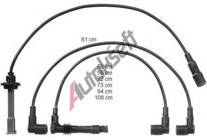 BERU Sada kabel pro zapalovn BE ZEF985, BE 0300890985
