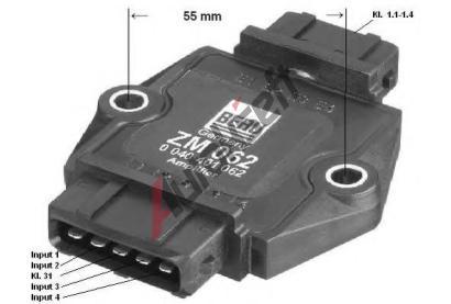 BERU Řídicí jednotka zapalovacího systému BE 0040401062, BE ZM062 BERU Řídicí jednotka zapalovacího systému BE 0040401062, BE ZM062
