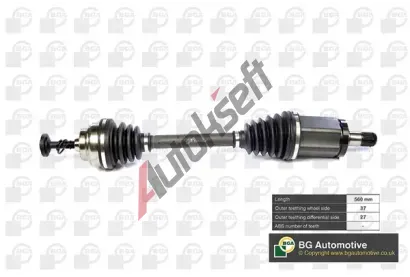 BGA Hnací hřídel BGA DS0902L, DS0902L BGA Hnací hřídel BGA DS0902L, DS0902L