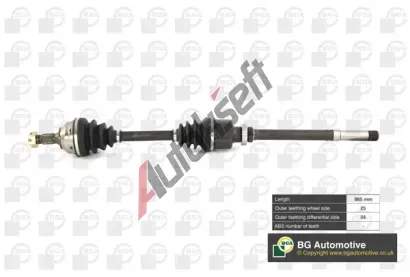 BGA Hnací hřídel BGA DS1410R, DS1410R BGA Hnací hřídel BGA DS1410R, DS1410R