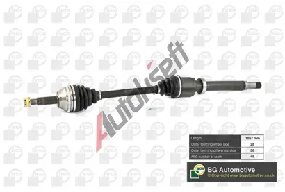 BGA Hnací hřídel BGA DS2351RA, DS2351RA BGA Hnací hřídel BGA DS2351RA, DS2351RA