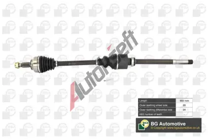 BGA Hnací hřídel BGA DS6736R, DS6736R BGA Hnací hřídel BGA DS6736R, DS6736R