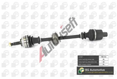 BGA Hnací hřídel BGA DS7300RA, DS7300RA BGA Hnací hřídel BGA DS7300RA, DS7300RA