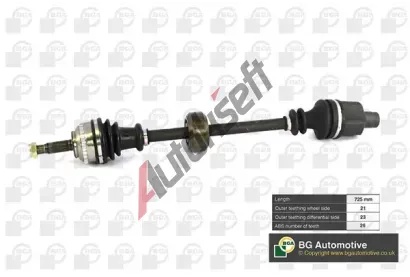 BGA Hnací hřídel BGA DS7301RA, DS7301RA BGA Hnací hřídel BGA DS7301RA, DS7301RA