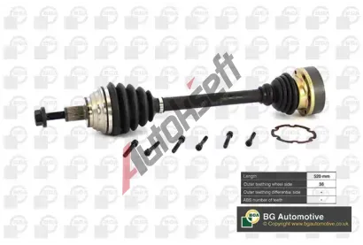 BGA Hnací hřídel BGA DS9634L, DS9634L BGA Hnací hřídel BGA DS9634L, DS9634L