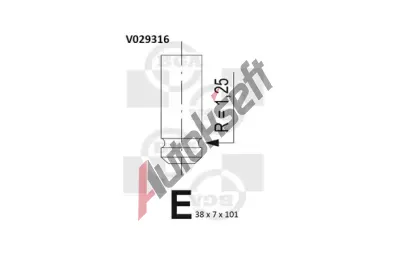 BGA Sac� ventil BGA V029316, V029316
