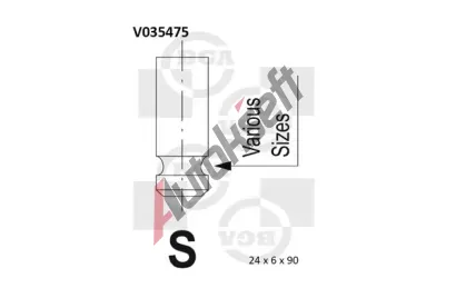 BGA V�fukov� ventil BGA V035475, V035475