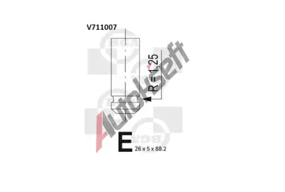 BGA Sací ventil BGA V711007, V711007 BGA Sací ventil BGA V711007, V711007