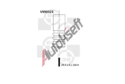 BGA Sac� ventil BGA V990323, V990323