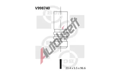 BGA V�fukov� ventil BGA V998740, V998740