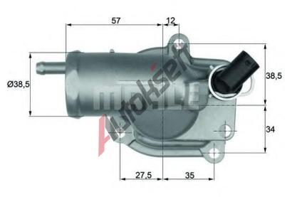 BEHR THERMOT-TRONIK Termostat - chladivo BH TH 10 87, TH 10 87