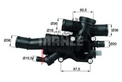 BEHR THERMOT-TRONIK Termostat chladiva BH TH 44 83, TH 44 83