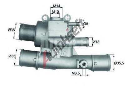 BEHR THERMOT-TRONIK Termostat - chladivo BH TI 124 88, TI 124 88