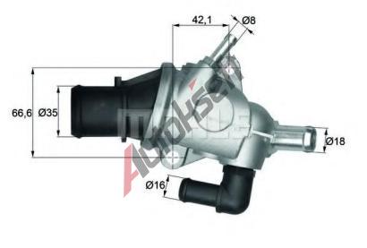 BEHR THERMOT-TRONIK Termostat - chladivo BH TI 125 88, TI 125 88