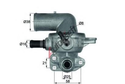 BEHR THERMOT-TRONIK Termostat - chladivo BH TI 133 88D, TI 133 88D