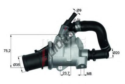 BEHR THERMOT-TRONIK Termostat - chladivo BH TI 146 88, TI 146 88