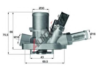 BEHR THERMOT-TRONIK Termostat - chladivo BH TI 147 80, TI 147 80