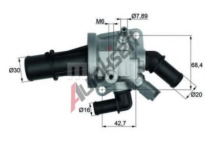 BEHR THERMOT-TRONIK Termostat chladiva BH TI 164 88, TI 164 88