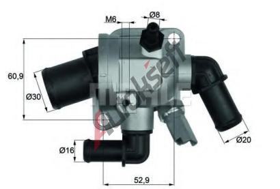 BEHR THERMOT-TRONIK Termostat chladiva BH TI 173 88, TI 173 88