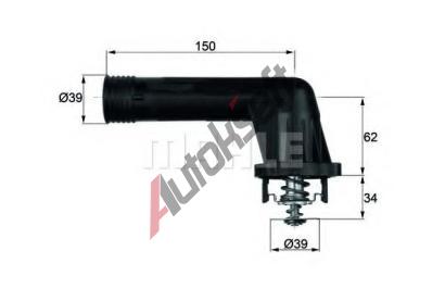 BEHR THERMOT-TRONIK Termostat chladiva BH TI 20 95, TI 20 95
