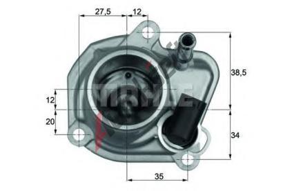 BEHR THERMOT-TRONIK Termostat - chladivo BH TI 29 87, TI 29 87