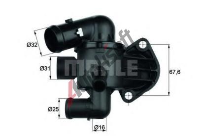 BEHR THERMOT-TRONIK Termostat - chladivo BH TI 33 87, TI 33 87