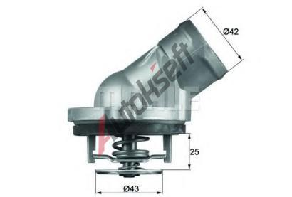BEHR THERMOT-TRONIK Termostat - chladivo BH TI 45 87D, TI 45 87D