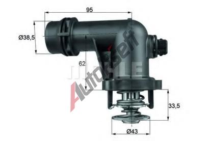 BEHR THERMOT-TRONIK Termostat - chladivo BH TM 15 105, TM 15 105