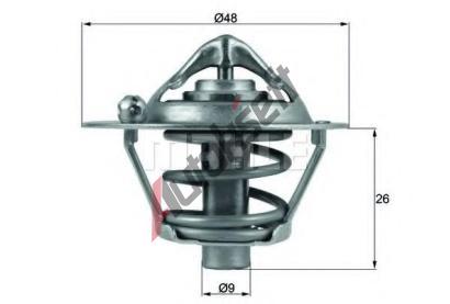 BEHR THERMOT-TRONIK Termostat chladiva BH TX 108 82D, TX 108 82D