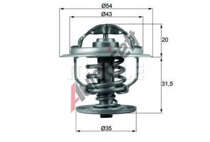 BEHR THERMOT-TRONIK Termostat chladiva BH TX 109 87D, TX 109 87D