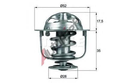 BEHR THERMOT-TRONIK Termostat chladiva BH TX 119 82D, TX 119 82D