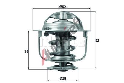 BEHR THERMOT-TRONIK Termostat chladiva BH TX 165 88D, TX 165 88D