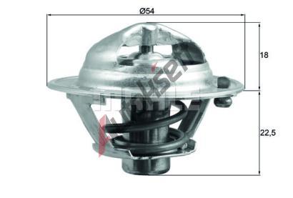 BEHR THERMOT-TRONIK Termostat chladiva BH TX 166 85D, TX 166 85D