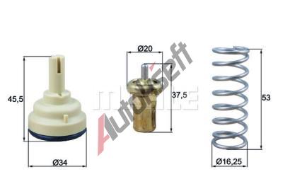 BEHR THERMOT-TRONIK Termostat chladiva BH TX 181 105D, TX 181 105D