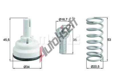 BEHR THERMOT-TRONIK Termostat chladiva BH TX 182 105D, TX 182 105D BEHR THERMOT-TRONIK Termostat chladiva BH TX 182 105D, TX 182 105D