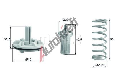 BEHR THERMOT-TRONIK Termostat chladiva BH TX 183 80D, TX 183 80D