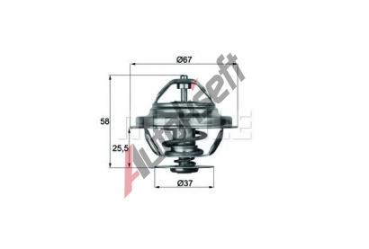 BEHR THERMOT-TRONIK Termostat chladiva BH TX 20 71D, TX 20 71D