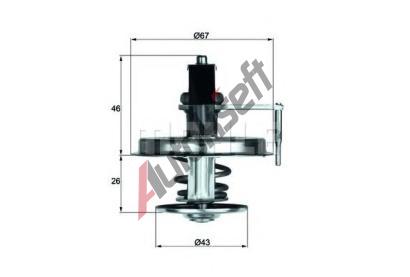 BEHR THERMOT-TRONIK Termostat - chladivo BH TX 22 84D, TX 22 84D