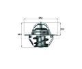 Termostat chladiva BEHR THERMOT-TRONIK ‐ BH TX 3 87D