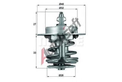 BEHR THERMOT-TRONIK Termostat - chladivo BH TX 63 88, TX 63 88